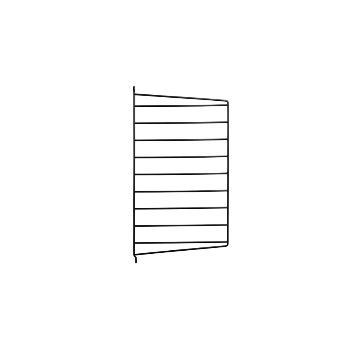 String Furniture Portant Mural 50 X 30 Cm - Noir