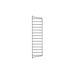 String Furniture Portant Mural 75 X 20 Cm - Noir