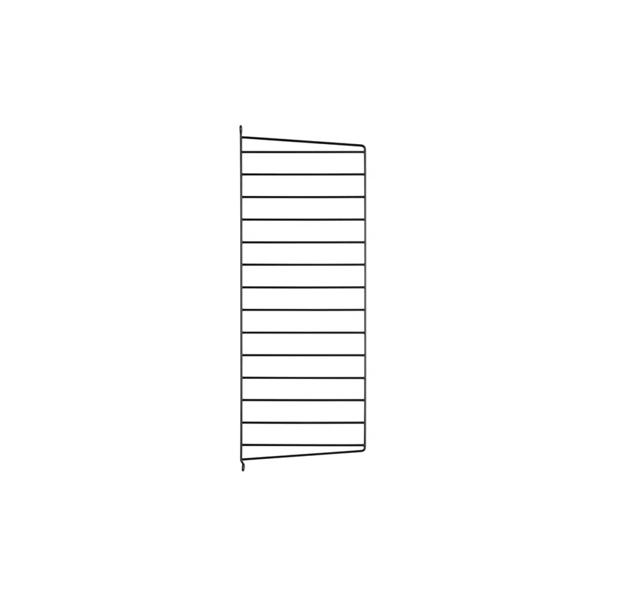 String Furniture Portant Mural 75 X 30 Cm - Noir