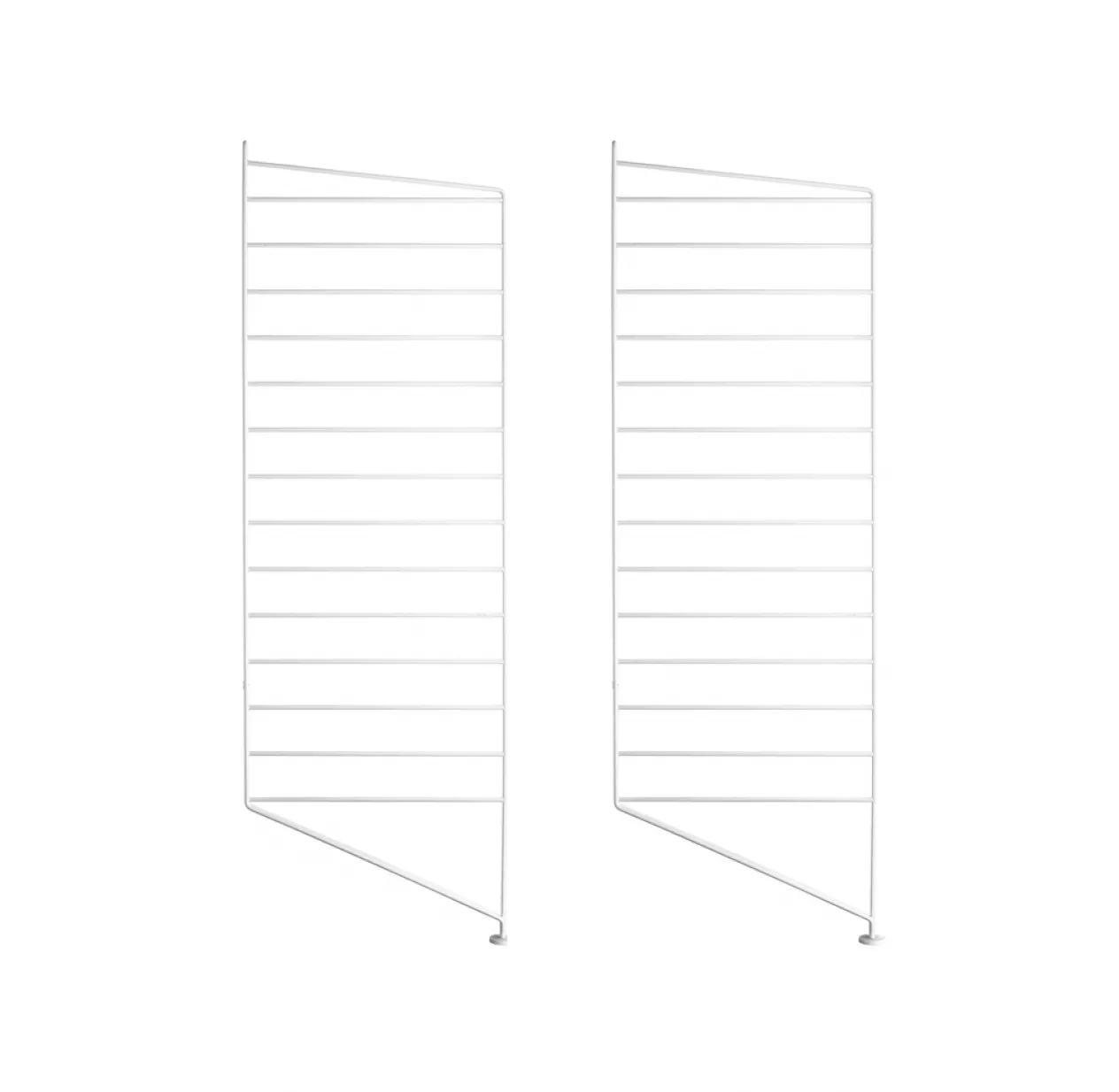 String Furniture Pack 2 Portants Muraux Au Sol 115 X 30 Cm - Blanc