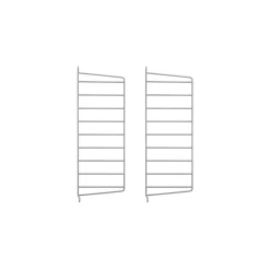 String Furniture Pack 2 Portants Muraux 50 X 20 Cm - Gris