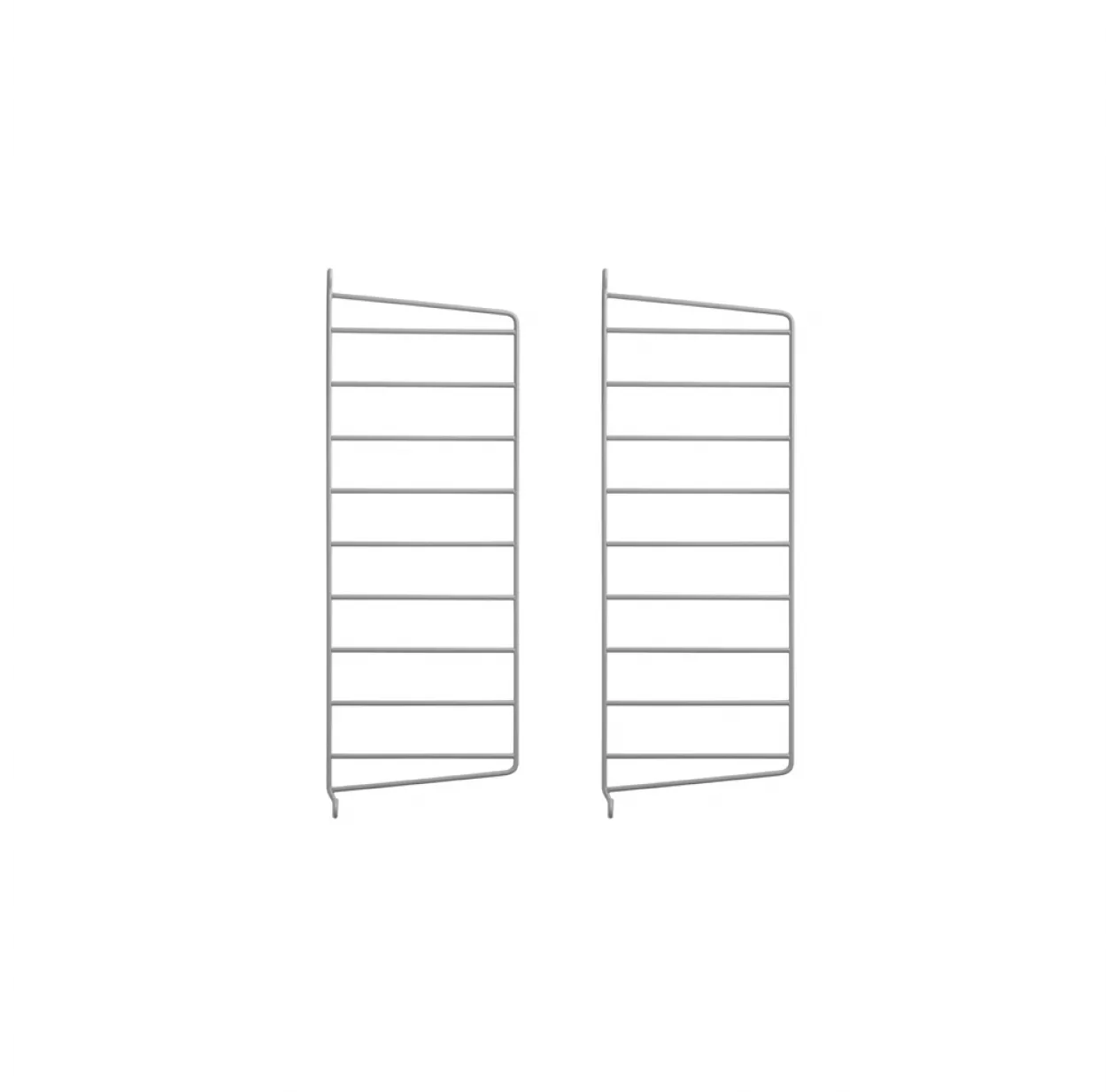 String Furniture Pack 2 Portants Muraux 50 X 20 Cm - Gris