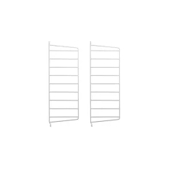 String Furniture Pack 2 Portants Muraux 50 X 20 Cm - Blanc
