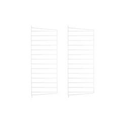 String Furniture Pack 2 Portants Muraux 75 X 30 Cm - Blanc