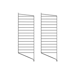 String Furniture Pack 2 Portants Muraux Au Sol 85 X 30 Cm - Noir