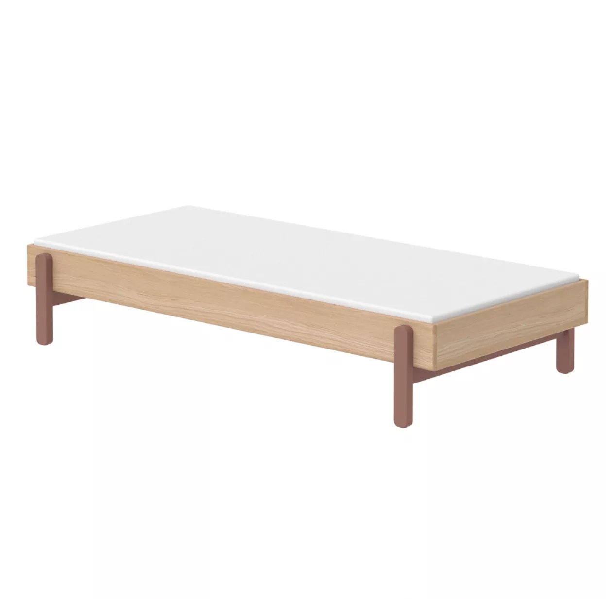 Flexa Popsicle Lit Banquette Simple Popsicle - ChĂȘne/Cherry