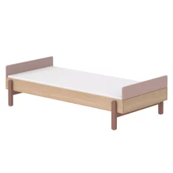 Flexa Popsicle Lit Enfant Simple Tête De Lit Basse Popsicle - Chêne/Cherry