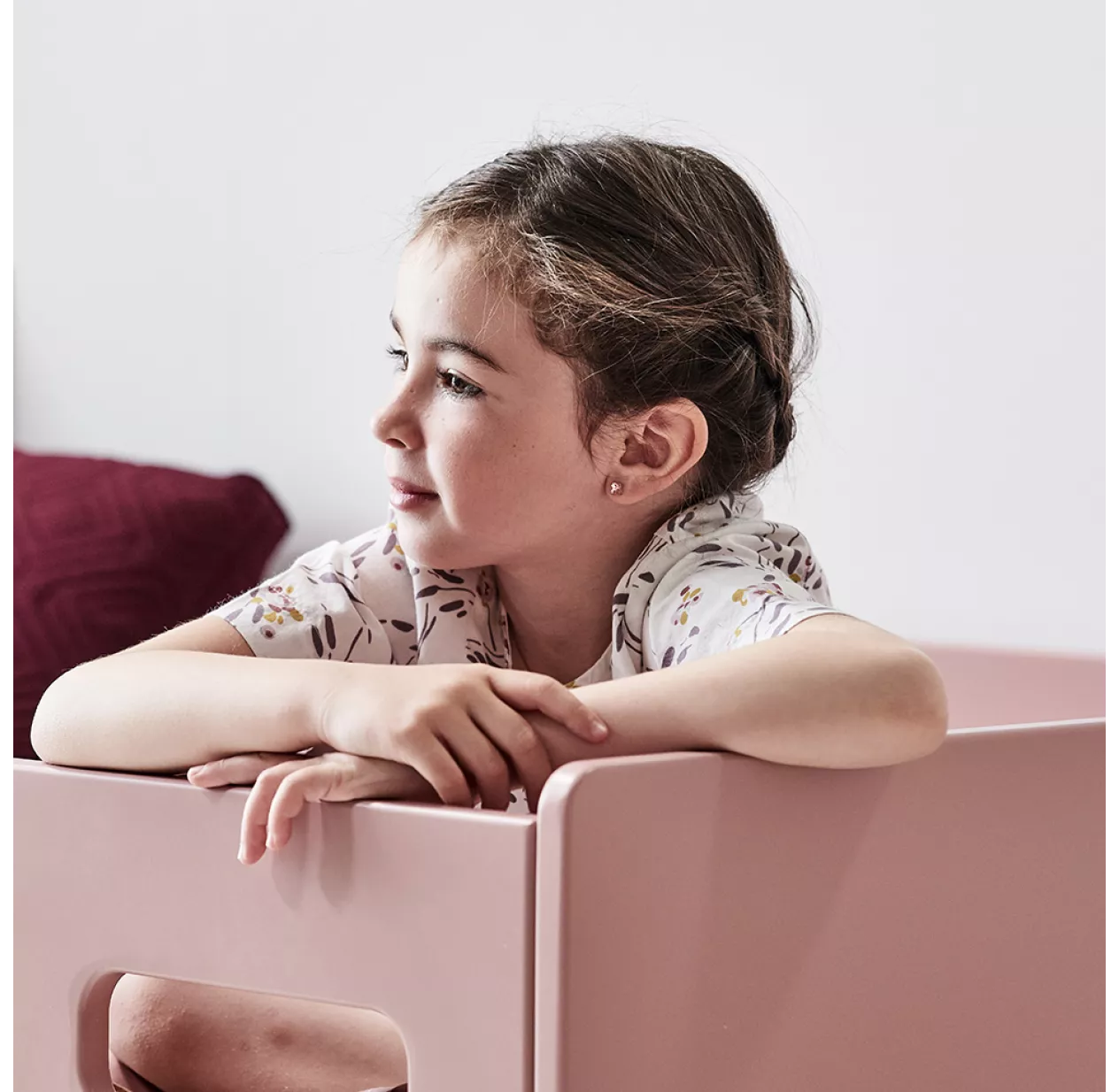 Flexa Popsicle Lit Enfant Mi-hauteur échelle Droite Popsicle - Chêne/Cherry – Image 2