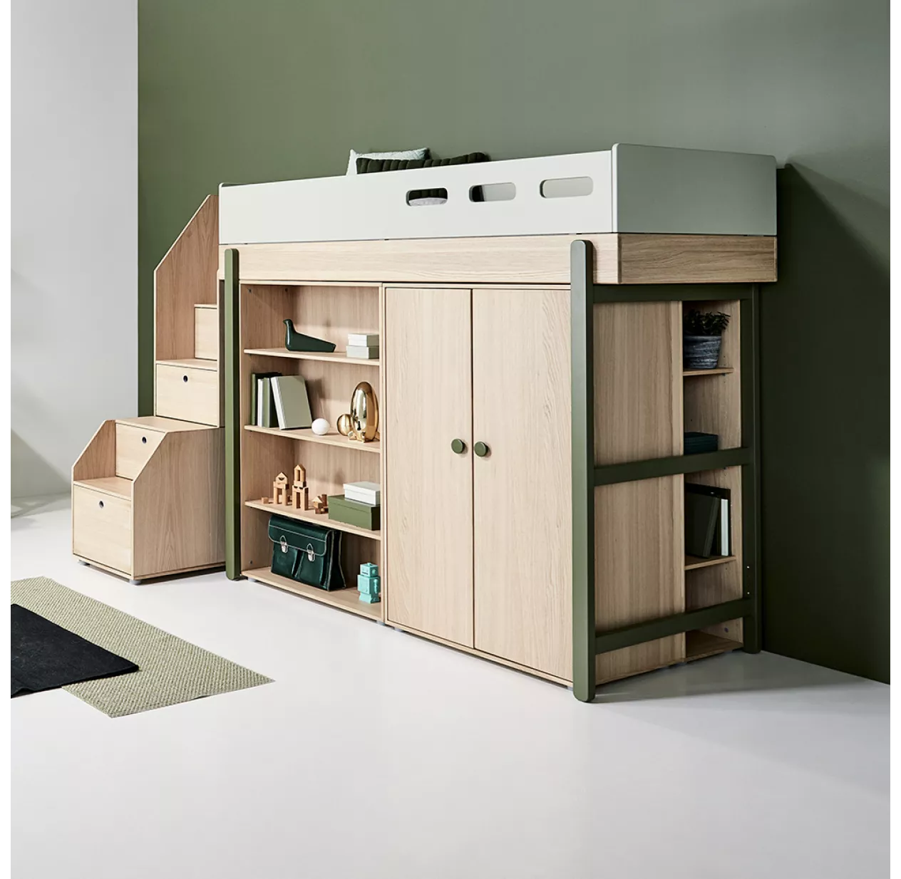 Flexa Popsicle Bibliothèque 3 Tablettes Popsicle - Chêne – Image 4