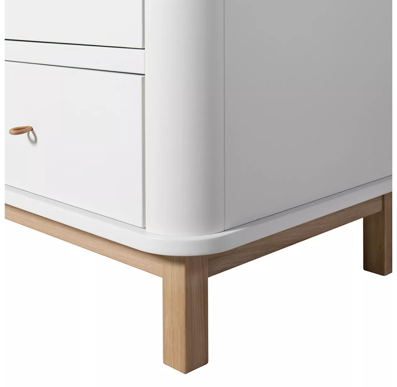 Oliver Furniture Armoire 2 Portes Wood - ChĂȘne / Blanc â Image 5