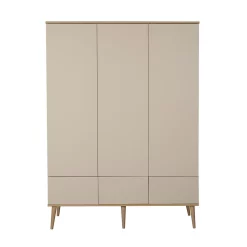Quax Armoire 3 Portes Flow XL - Argile / Chêne