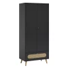VOX Armoire 2 Portes Canne - Noir