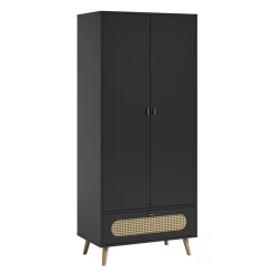 VOX Armoire 2 Portes Canne - Noir