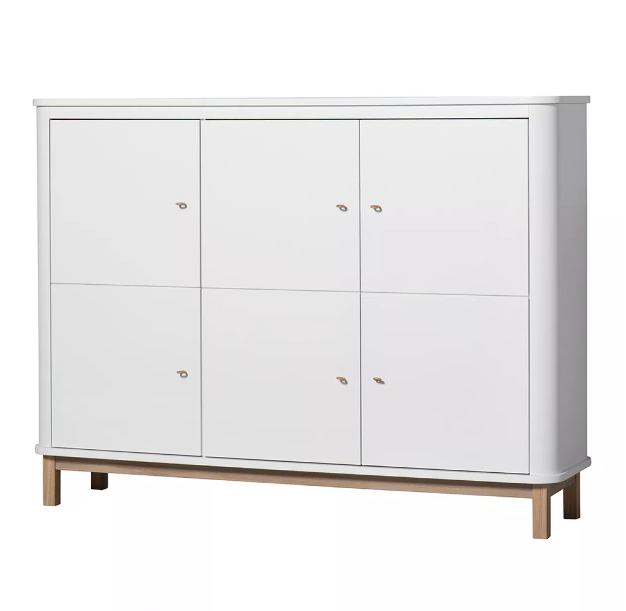 Oliver Furniture Armoire Multi-rangement Wood - ChĂȘne / Blanc â Image 2