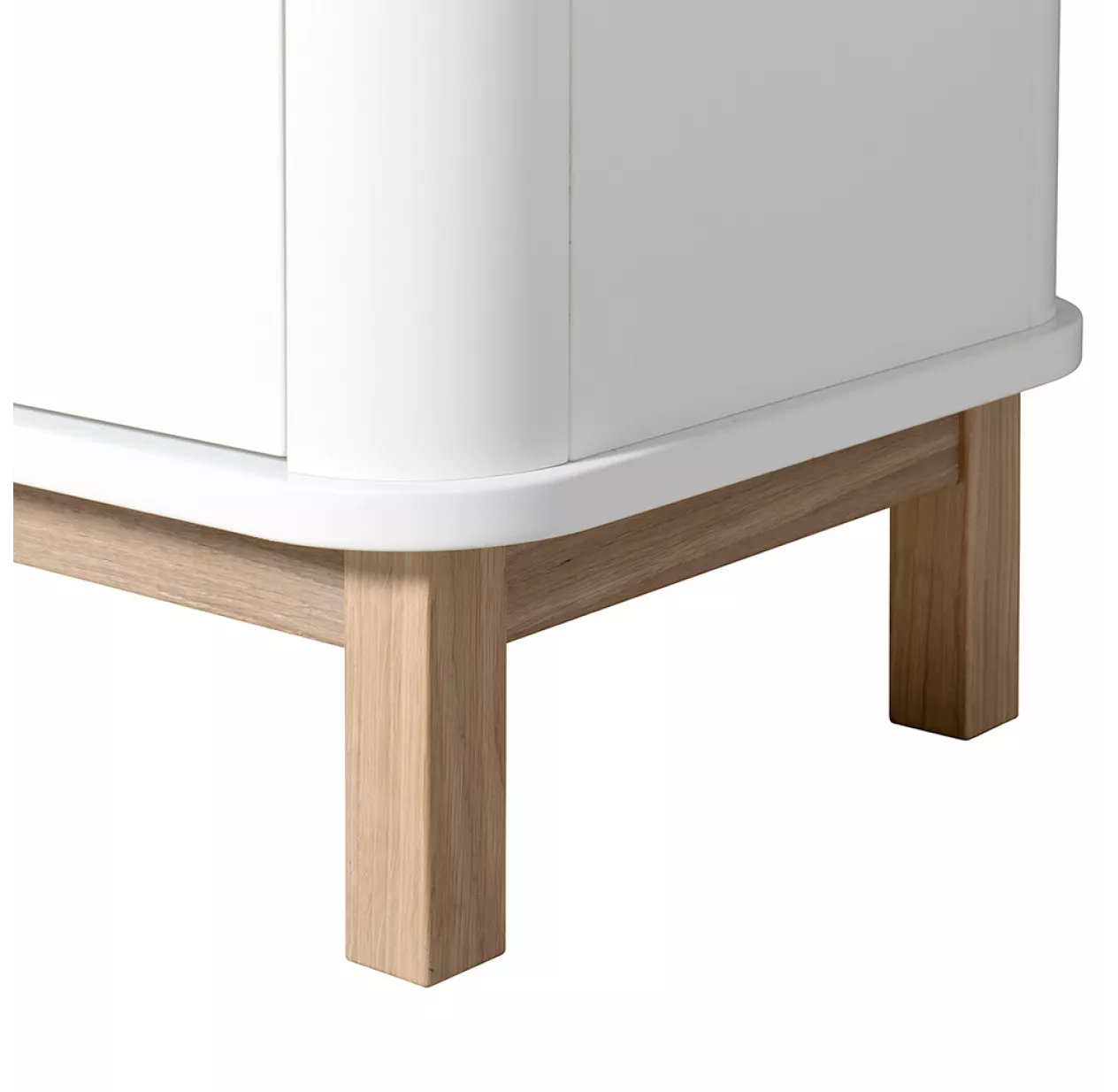 Oliver Furniture Armoire Multi-rangement Wood - ChĂȘne / Blanc â Image 5
