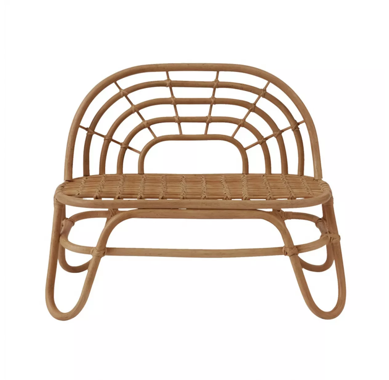 OYOY Banc Enfant En Rotin Rainbow