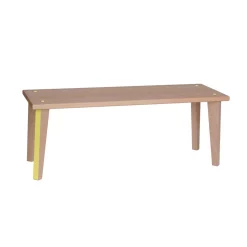 Paulette Et Sacha Banc Accolades - Jaune