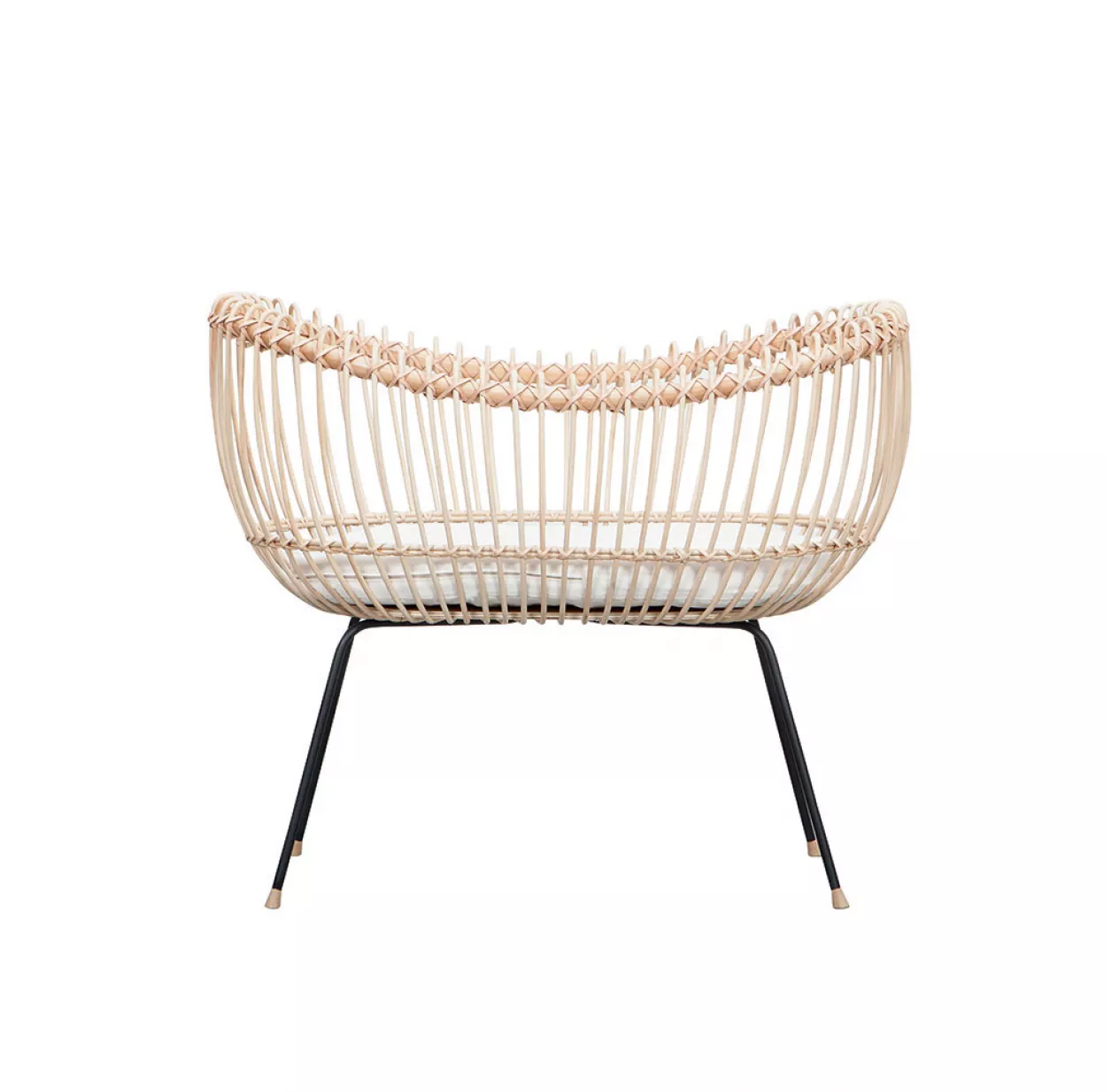 Bermbach Handcrafted Berceau En Rotin Vintage - Lola