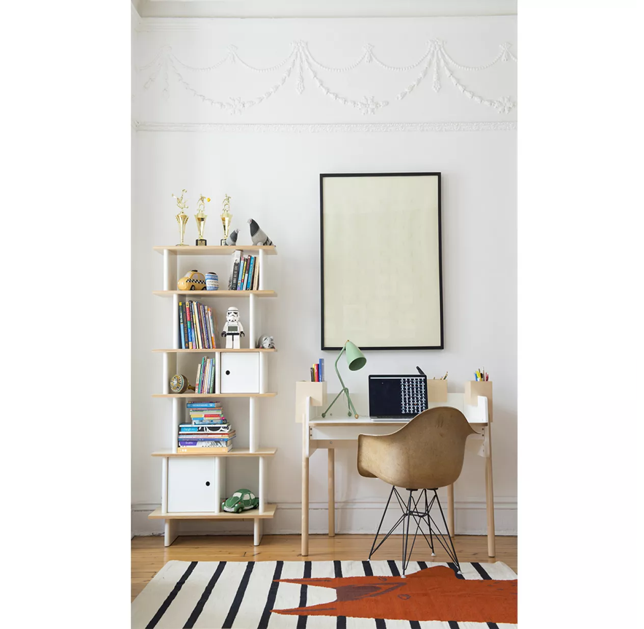 Oeuf NYC Bureau évolutif Brooklyn - Blanc/Bouleau – Image 6