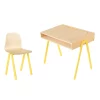 In2Wood Bureau Et Chaise Junior 7-10 Ans - Jaune