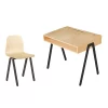In2Wood Bureau Et Chaise Junior 7-10 Ans - Noir