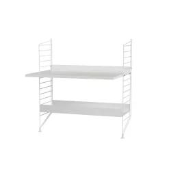 String Furniture Bureau Mural évolutif 80 X 85 Cm - Blanc