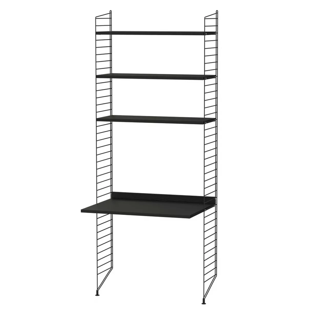 String Furniture Bureau Mural évolutif - Noir