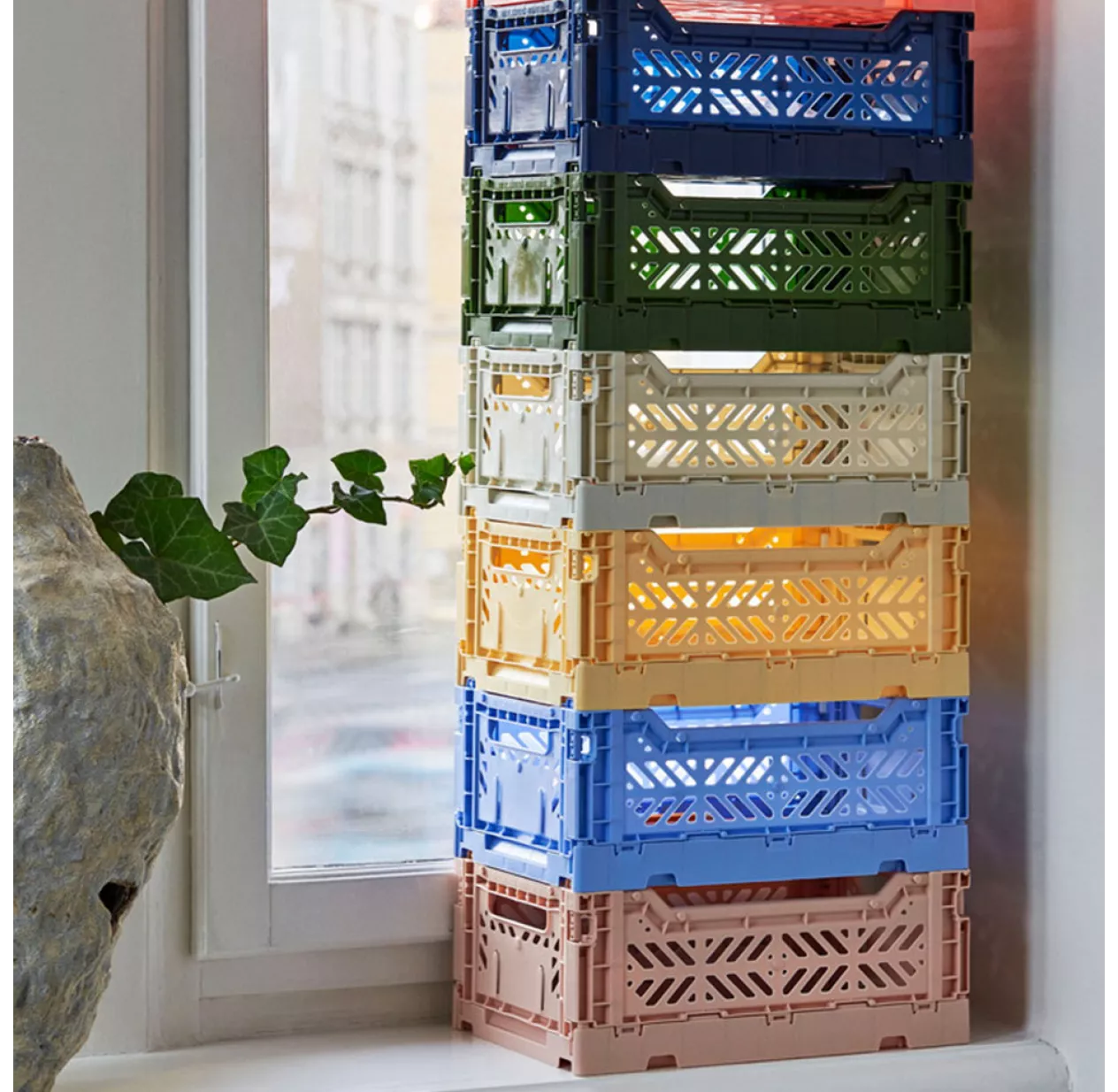 Hay Caisse Pliable Aykasa S - Bleu Clair – Image 4