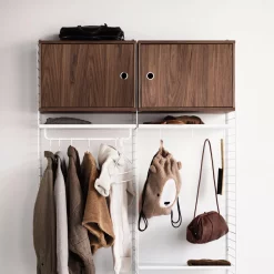 String Furniture Caisson 1 Porte 58 X 30 Cm - Noyer