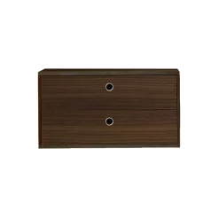 String Furniture Caisson 2 Tiroirs 78 X 30 Cm - Noyer