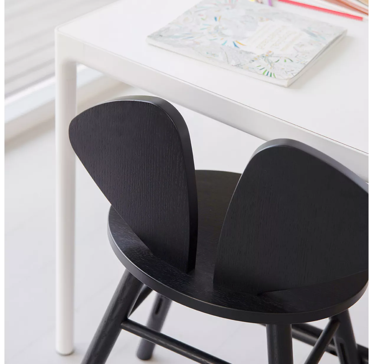 Nofred Chaise Junior Mouse 3-9 Ans - Noir – Image 6