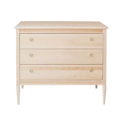 Gustavienne Commode 3 Tiroirs - Bouleau