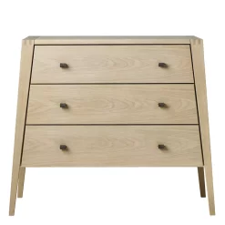 Leander Commode 3 Tiroirs Linea - Chêne