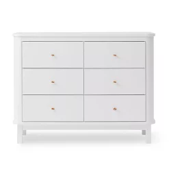 Oliver Furniture Commode 6 Tiroirs Wood - Blanc