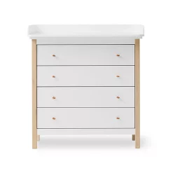 Oliver Furniture Commode Et Plan à Langer - Blanc / Chêne