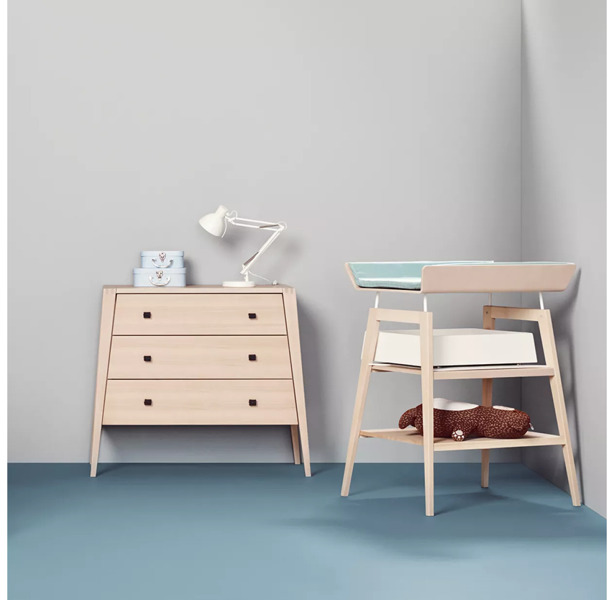 Leander Commode 3 Tiroirs Linea - HĂȘtre â Image 6