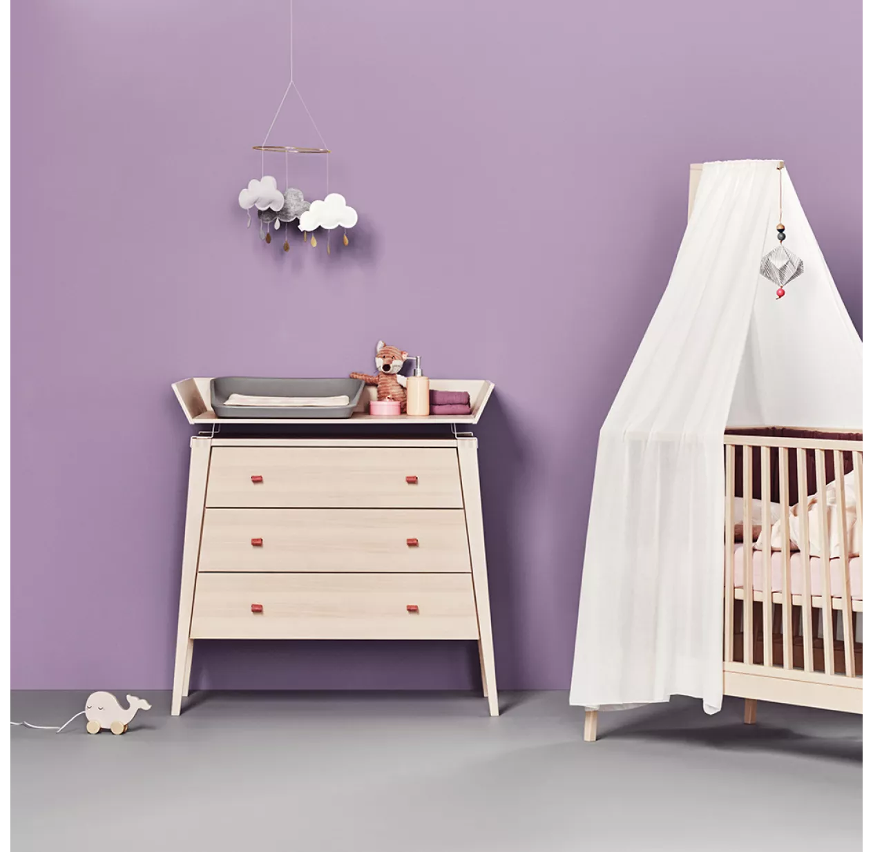 Leander Commode 3 Tiroirs Linea - HĂȘtre â Image 7