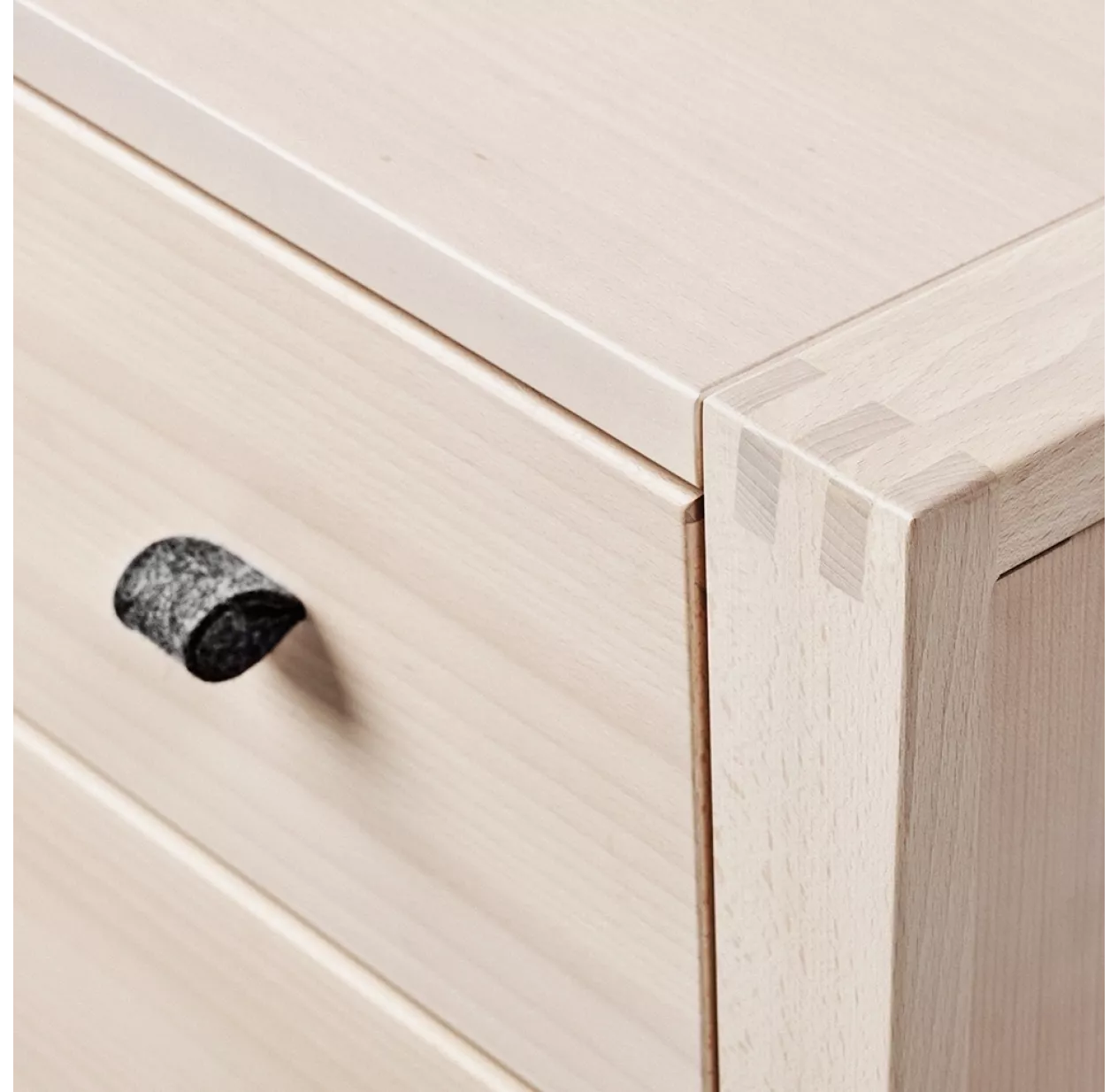 Leander Commode 3 Tiroirs Linea - HĂȘtre â Image 3