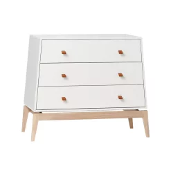 Leander Commode 3 Tiroirs Luna - Blanc