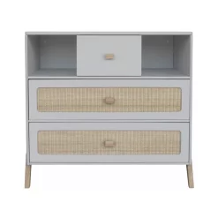 Theo Commode Cèdre Et Rotin Marélia - Lune