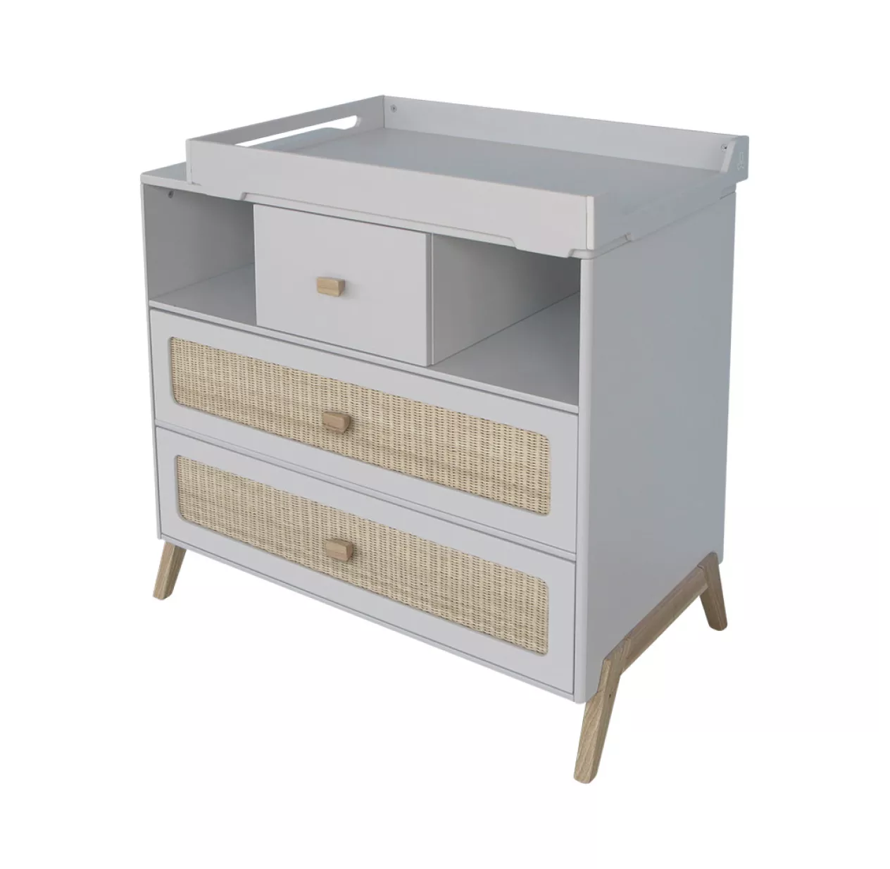 Theo Commode Cèdre Et Rotin Marélia - Lune – Image 4