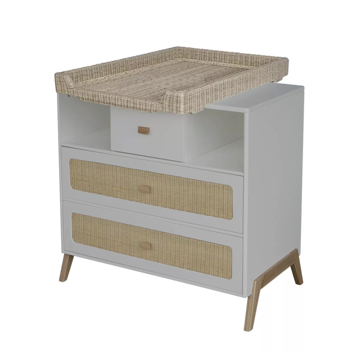 Theo Commode Cèdre Et Rotin Marélia - Lune – Image 6