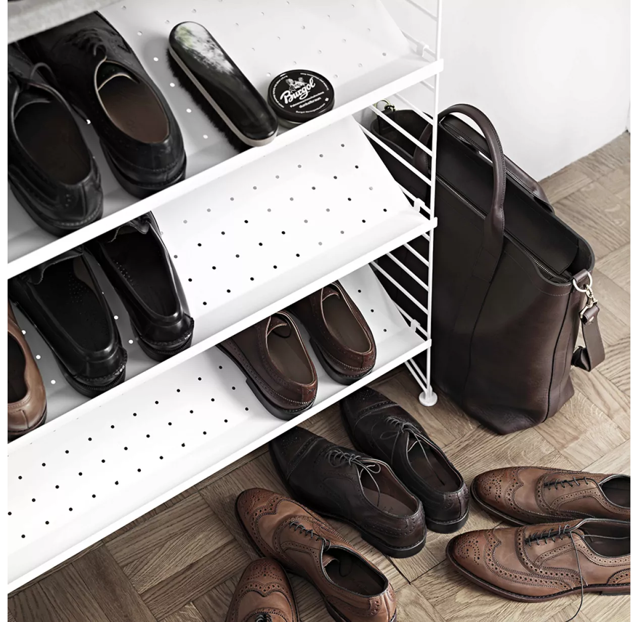 String Furniture Etagère à Chaussures - Blanc – Image 3