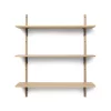 Ferm LIVING Etagère Sector Triple T/W - Chêne/Noir