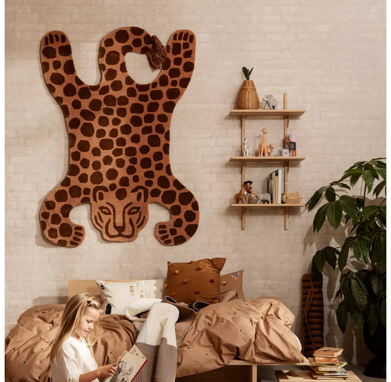 Ferm LIVING Etagère Sector Triple T/N - Chêne/Laiton – Image 2