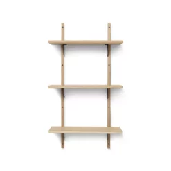 Ferm LIVING Etagère Sector Triple T/N - Chêne/Noir