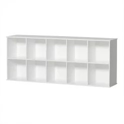 Oliver Furniture Étagère Wood Horizontale 5 X 2 Avec Socle - Blanc