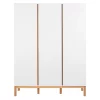 Quax Armoire 3 Portes Indigo - Blanc