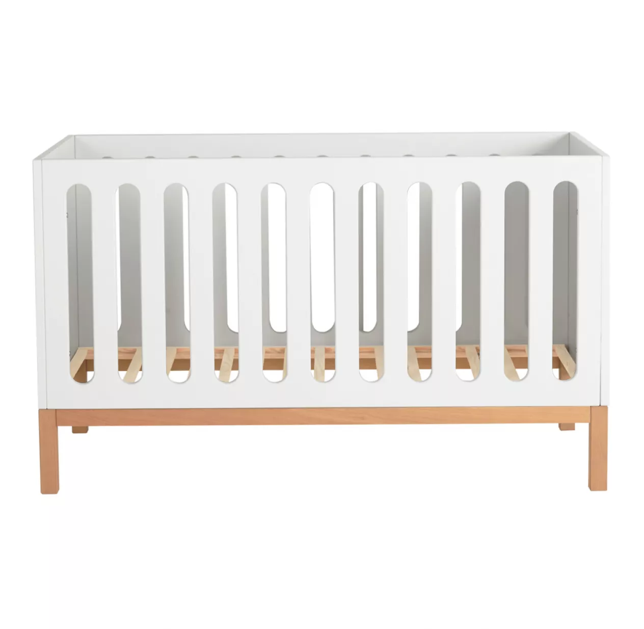 Quax Lit Bébé Canapé Indigo 70 X 140 - Blanc