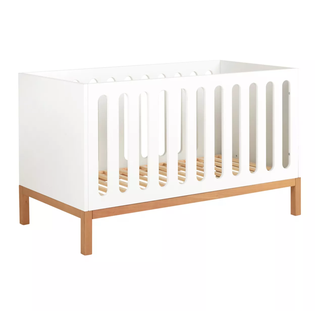 Quax Lit Bébé Canapé Indigo 70 X 140 - Blanc – Image 2